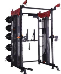 New Style Commercial Fitness Equipment Comprehensive Strength Training Smith Machine Multi-Function Station-Made Durable Metal