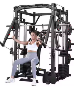 Alternative view of Gantry Frame Fitness Equipment Multi-functional Smith Machine Trainer Commercial Integrated Bench Press Squat RackOEM/Home Using